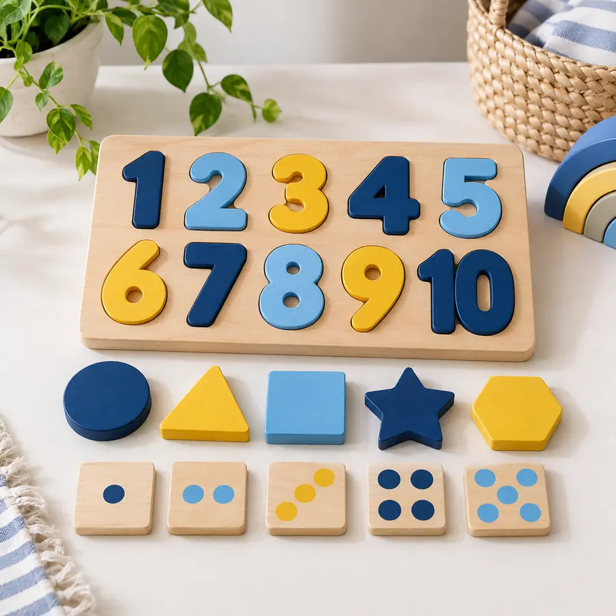 Number and learning toys for children