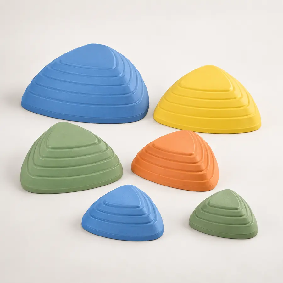Colour stepping stones for children