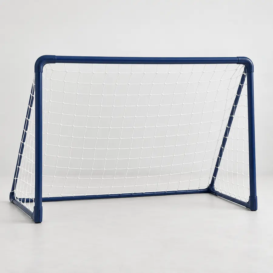Folding football goal for garden play